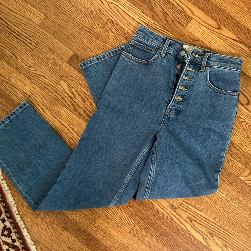 EVERLANE Way High Jean, button fly Pants